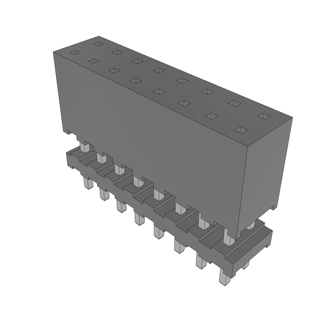 All Parts Connectors BTB Connectors ESQT-108-03-M-D-375 by Samtec
