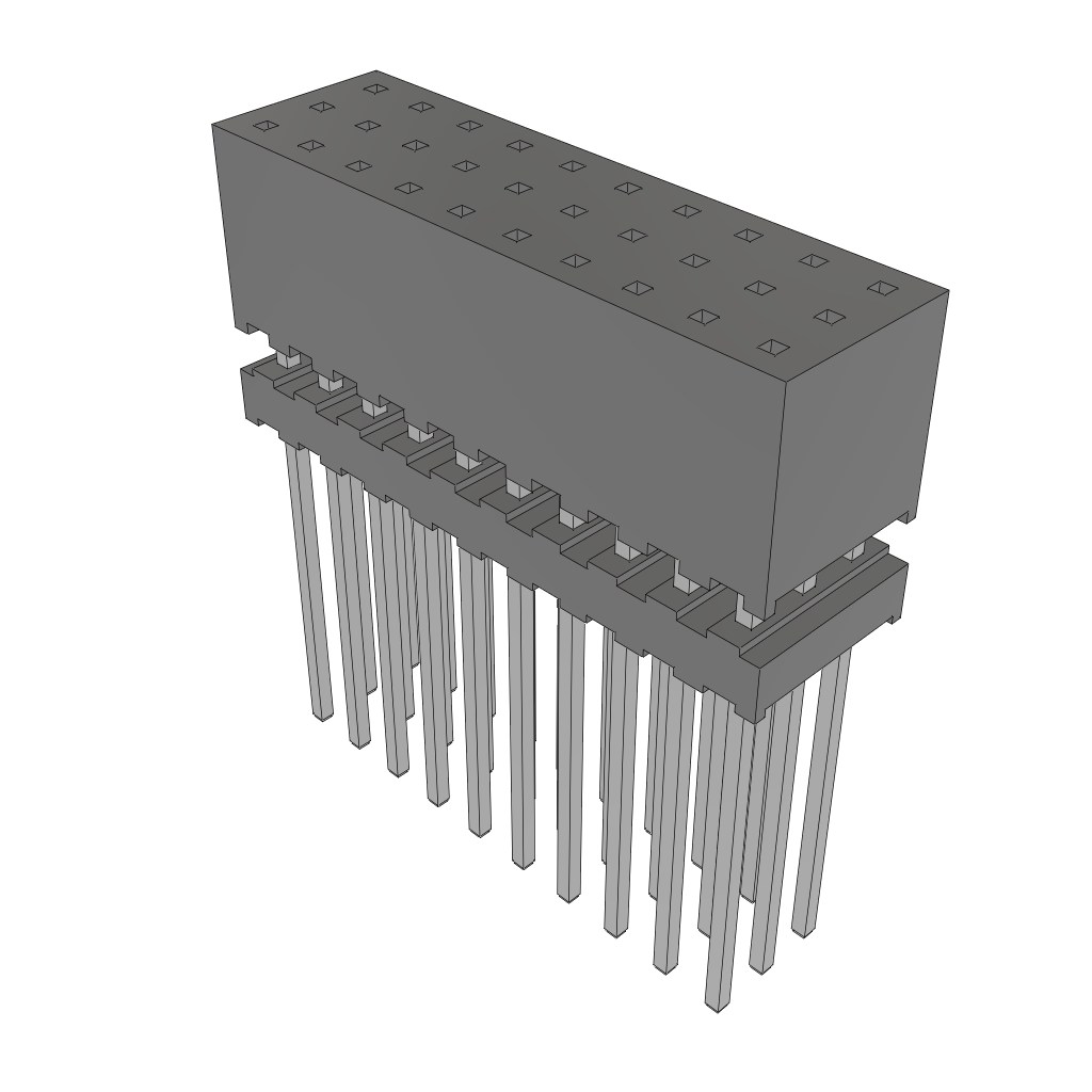 All Parts Connectors BTB Connectors ESQT-110-02-F-T-375 by Samtec