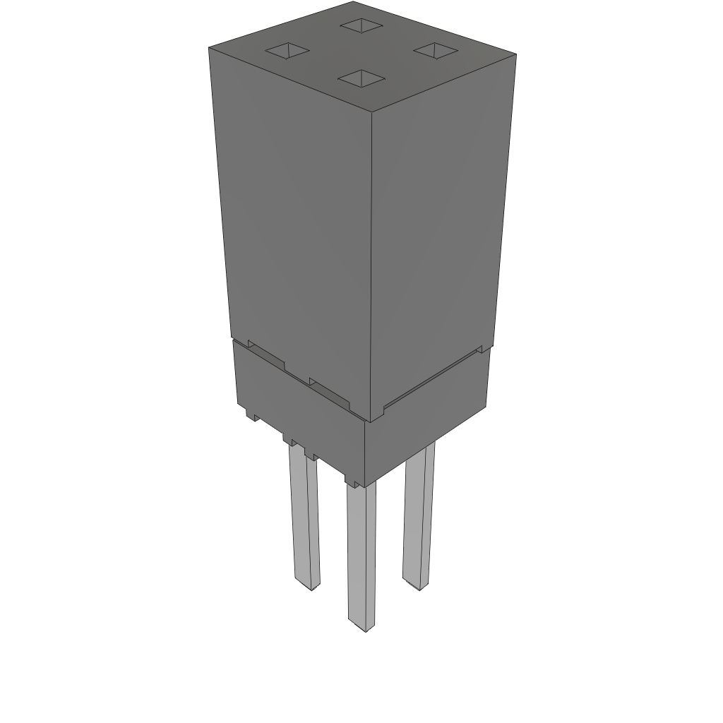 All Parts Connectors Headers ESW-102-13-S-D by Samtec