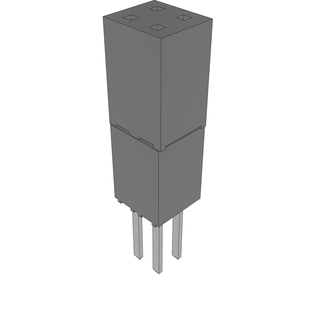 All Parts Connectors Headers ESW-102-34-T-D by Samtec
