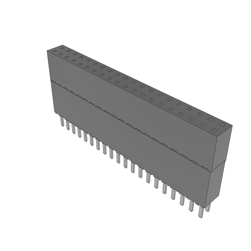 All Parts Connectors Headers ESW-120-44-F-D by Samtec