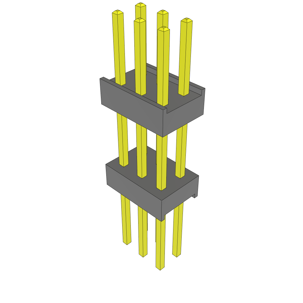 All Parts Connectors Backplane Connectors Hard Metric Connectors EW-03-12-S-D-465 by Samtec