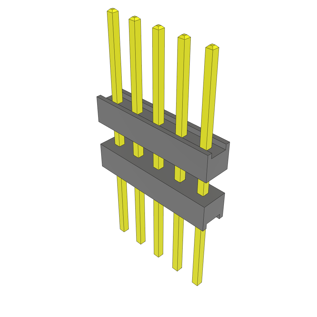 All Parts Connectors Backplane Connectors Hard Metric Connectors EW-05-11-G-S-295 by Samtec