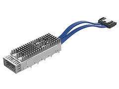 Fiber Optic Cable Assemblies FQSFP-01-13.0-L-PF-4 by Samtec