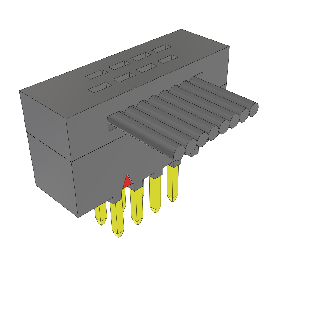 All Parts Cables and Wire Cable Assemblies and Patch Cords Ribbon Cables FFMD-04-S-02.00-01 by Samtec