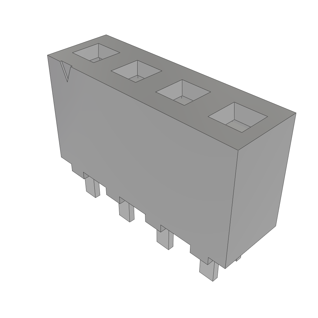 All Parts Connectors PC Board Board to Board FHP-04-01-TM-S by Samtec