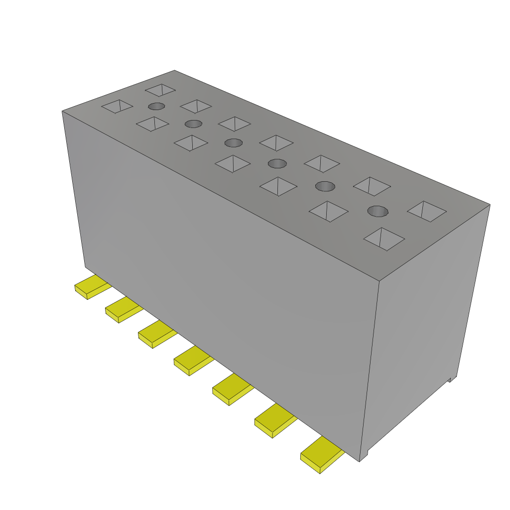All Parts Connectors rugged connector FLE-107-01-H-DV-A by Samtec