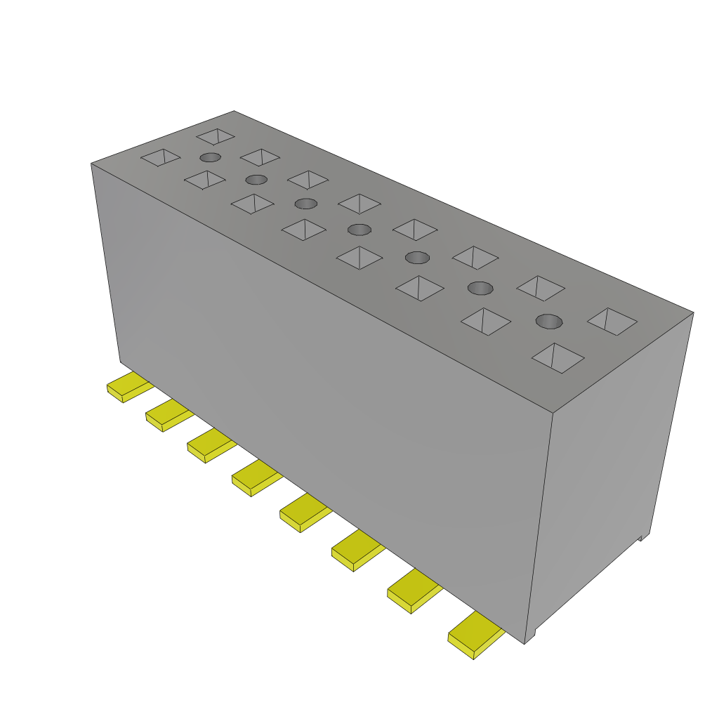 All Parts Connectors rugged connector FLE-108-01-H-DV-A by Samtec