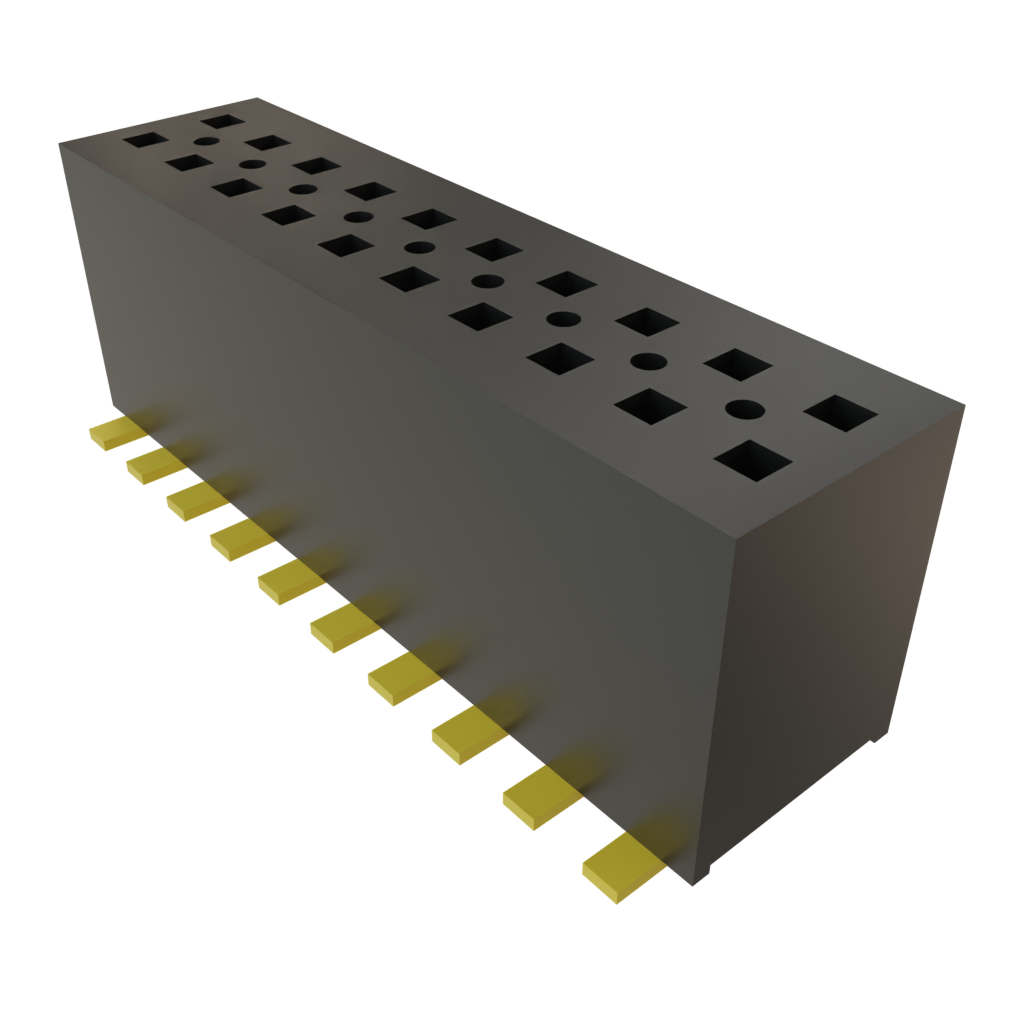 All Parts Connectors rugged connector FLE-110-01-G-DV-A by Samtec
