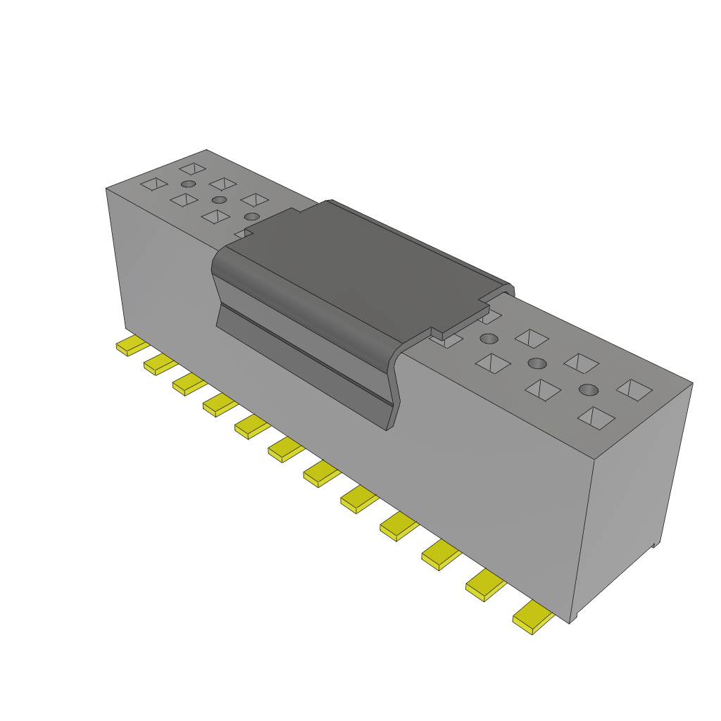 All Parts Connectors rugged connector FLE-112-01-G-DV-A-P by Samtec