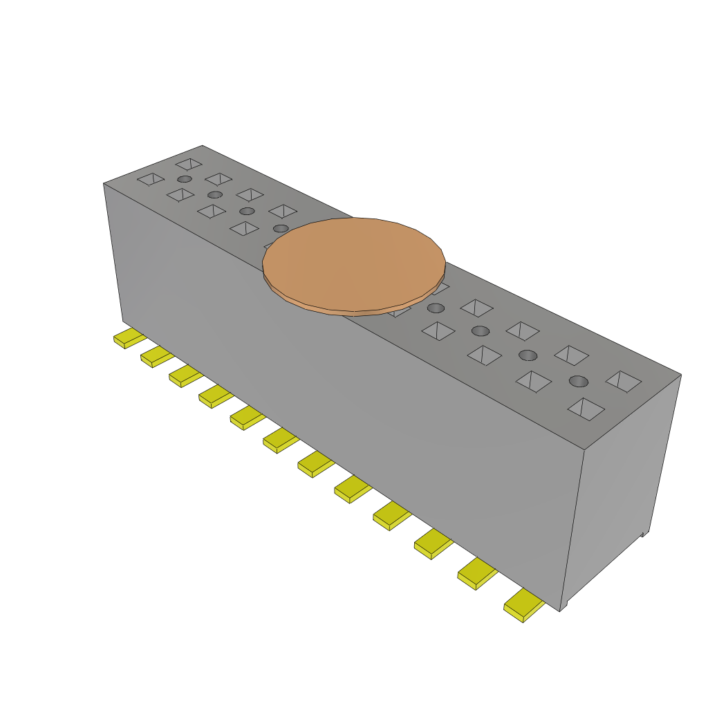 All Parts Connectors rugged connector FLE-112-01-H-DV-A-K-TR by Samtec