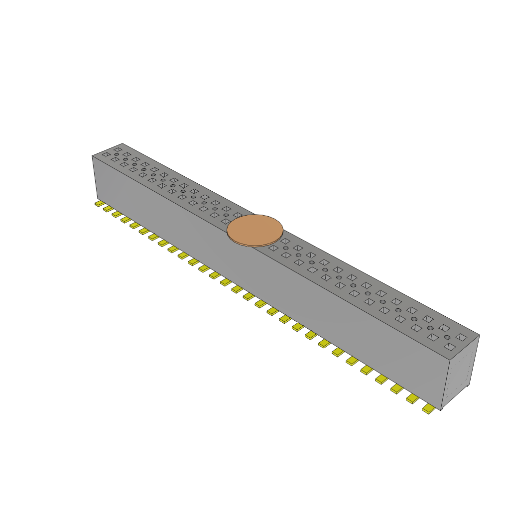 All Parts Connectors rugged connector FLE-129-01-G-DV-K by Samtec