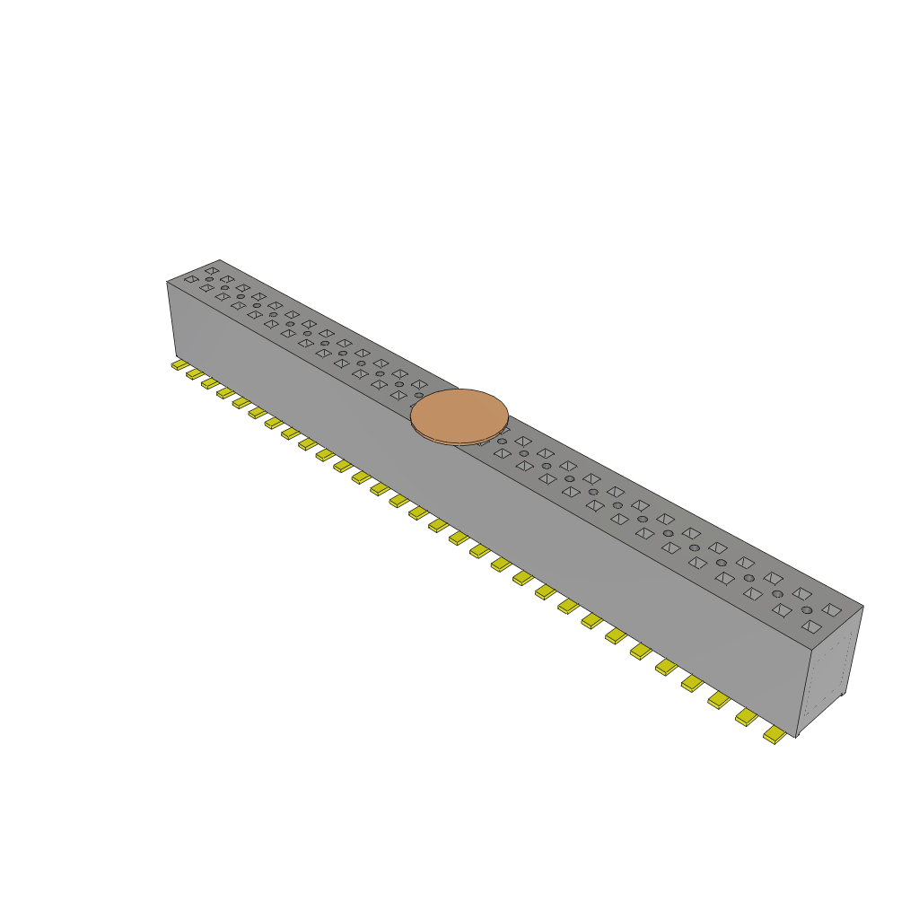 All Parts Connectors rugged connector FLE-130-01-G-DV-K-TR by Samtec