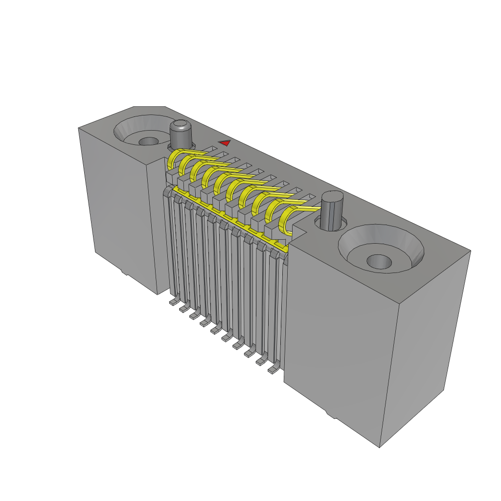 All Parts Connectors Backplane Connectors Hard Metric Connectors FSI-110-10-L-S-E-AD by Samtec