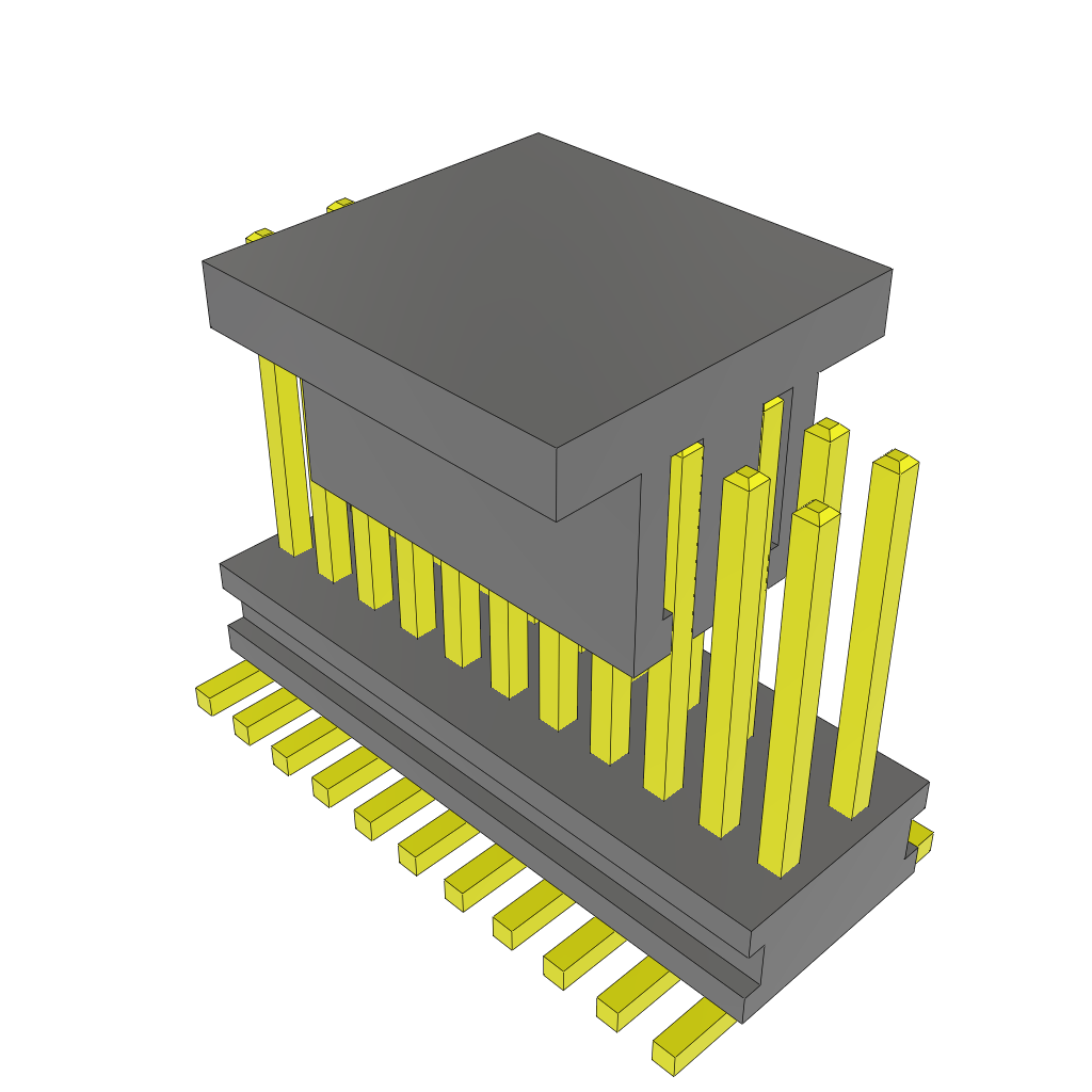 All Parts Connectors Backplane Connectors Hard Metric Connectors FTE-111-02-G-DV-P-TR by Samtec
