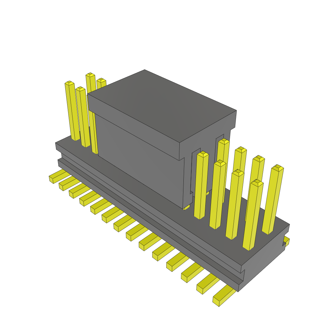 All Parts Connectors Backplane Connectors Hard Metric Connectors FTE-114-03-G-DV-P by Samtec