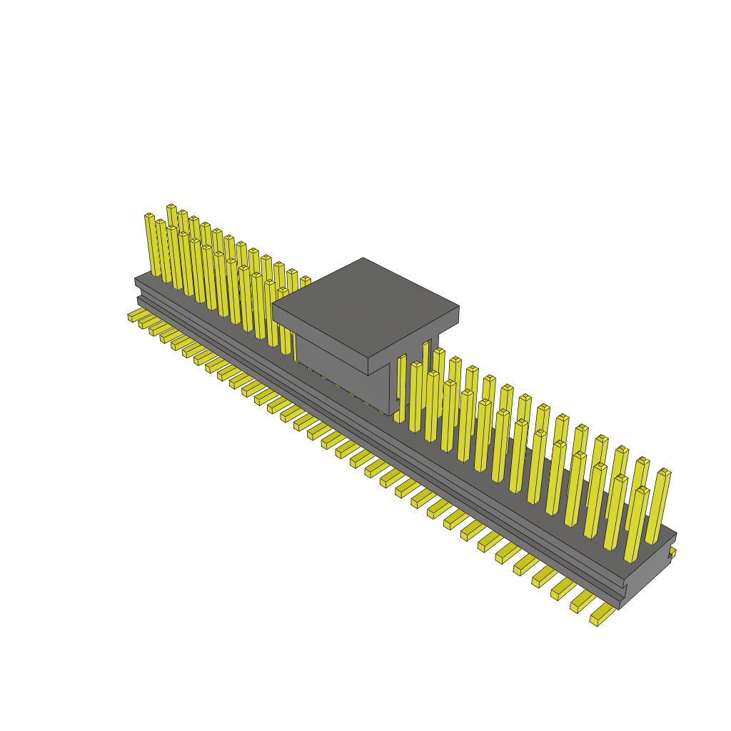 All Parts Connectors Backplane Connectors Hard Metric Connectors FTE-133-03-G-DV-P-TR by Samtec