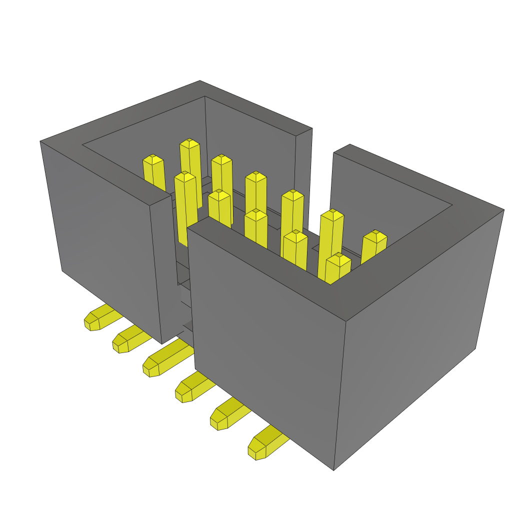 All Parts Connectors rugged connector FTMH-106-03-H-DV-ES by Samtec