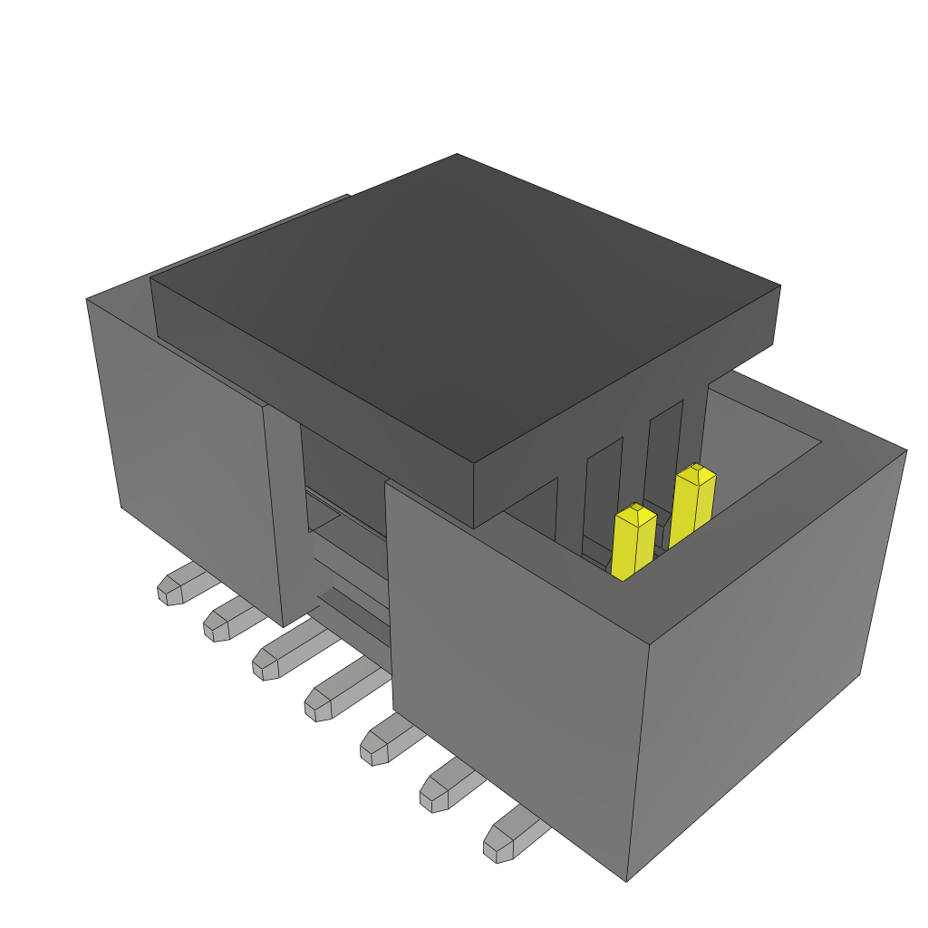 All Parts Connectors rugged connector FTMH-107-02-F-DV-ES-P-TR by Samtec