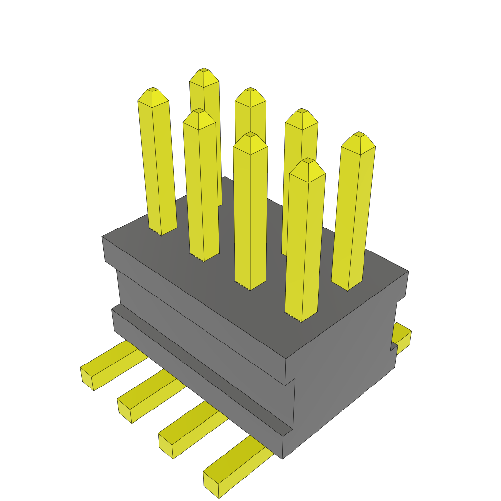 All Parts Connectors rugged connector FTSH-104-01-G-DV by Samtec