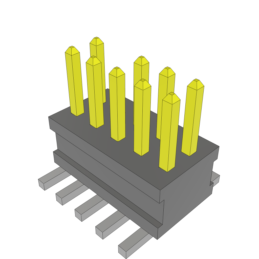 All Parts Connectors BTB Connectors FTSH-105-01-L-DV-004 by Samtec