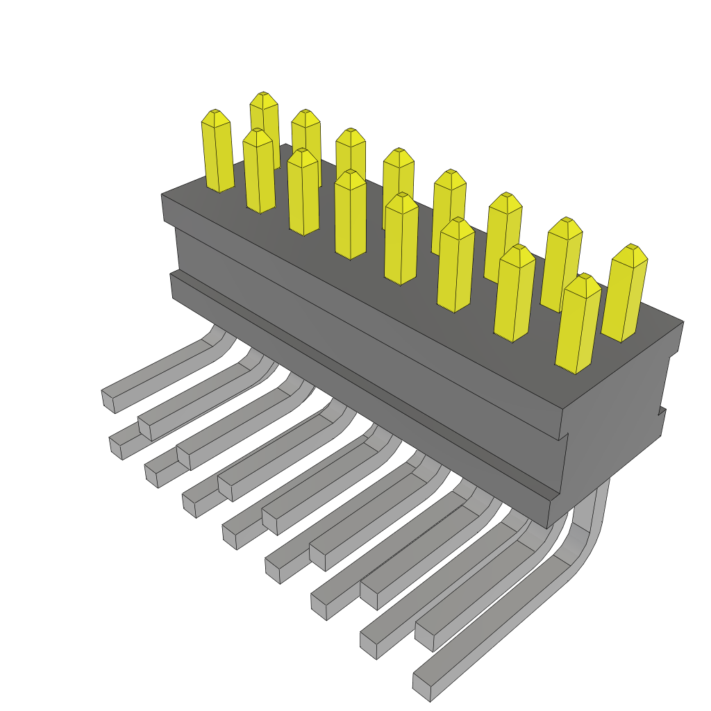 All Parts Connectors rugged connector FTSH-108-03-L-D-RA by Samtec
