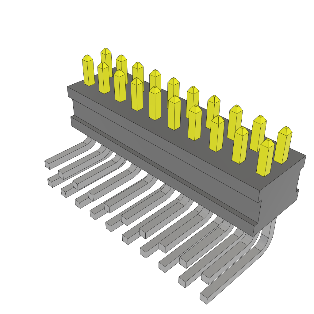 All Parts Connectors BTB Connectors FTSH-110-03-S-D-RA by Samtec