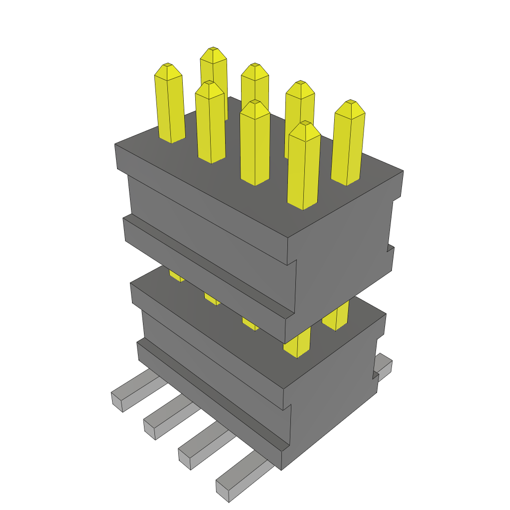All Parts Connectors Backplane Connectors Hard Metric Connectors FW-04-03-L-D-262-065-TR by Samtec