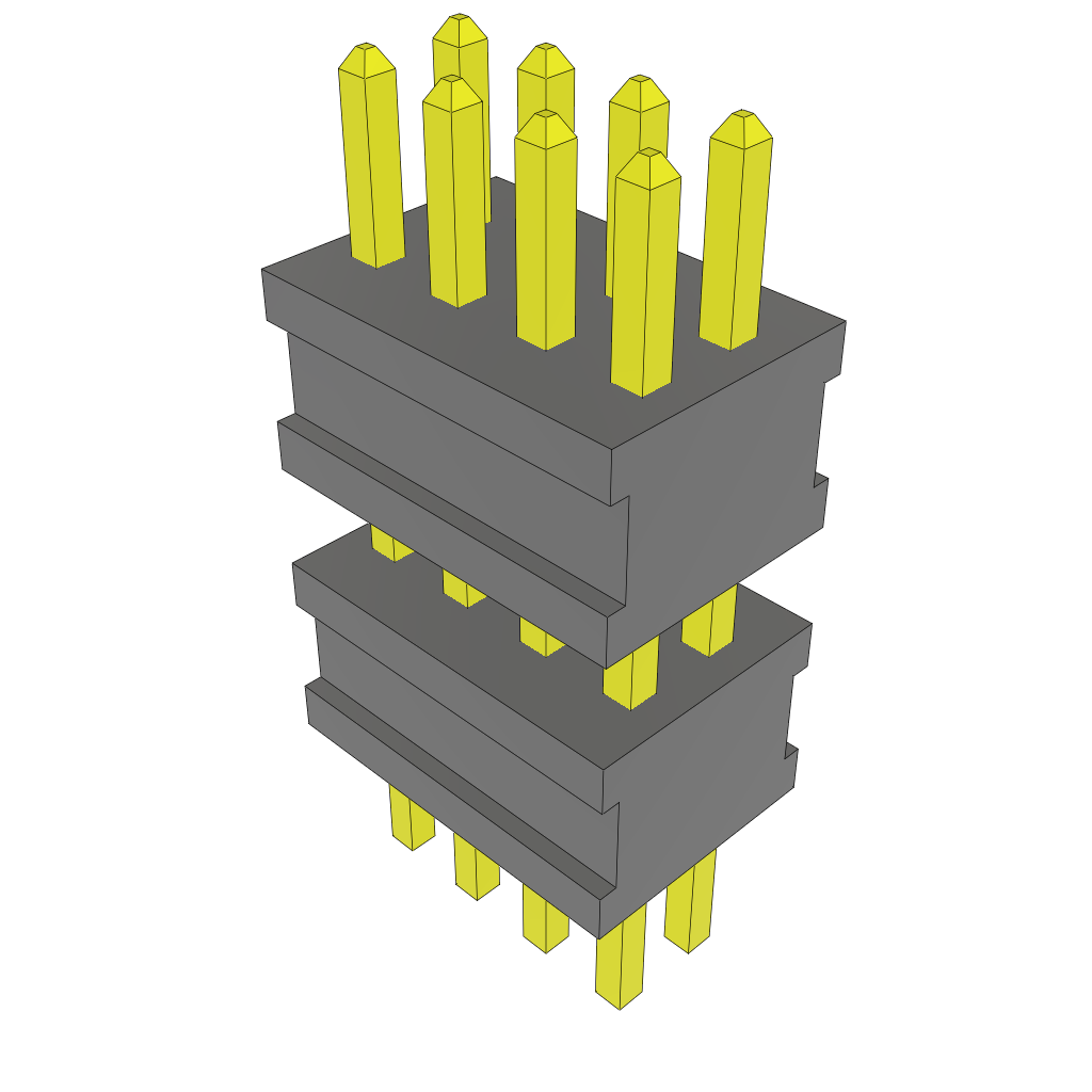 All Parts Connectors Smart Card Connectors FW-04-04-G-D-250-090 by Samtec