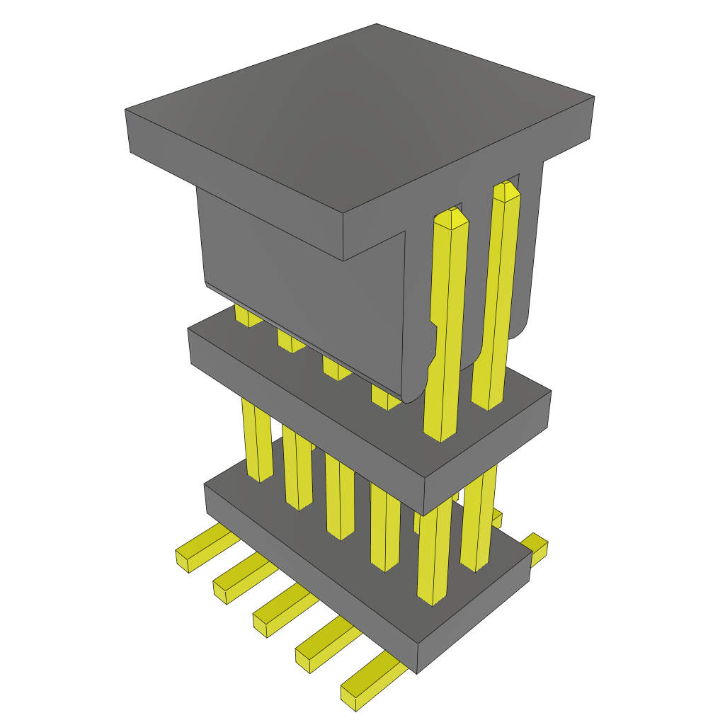 All Parts Connectors Backplane Connectors Hard Metric Connectors FW-05-03-G-D-210-172-P-TR by Samtec