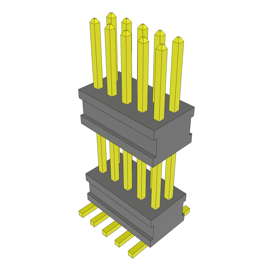 All Parts Connectors Backplane Connectors Hard Metric Connectors FW-05-05-G-D-382-172 by Samtec