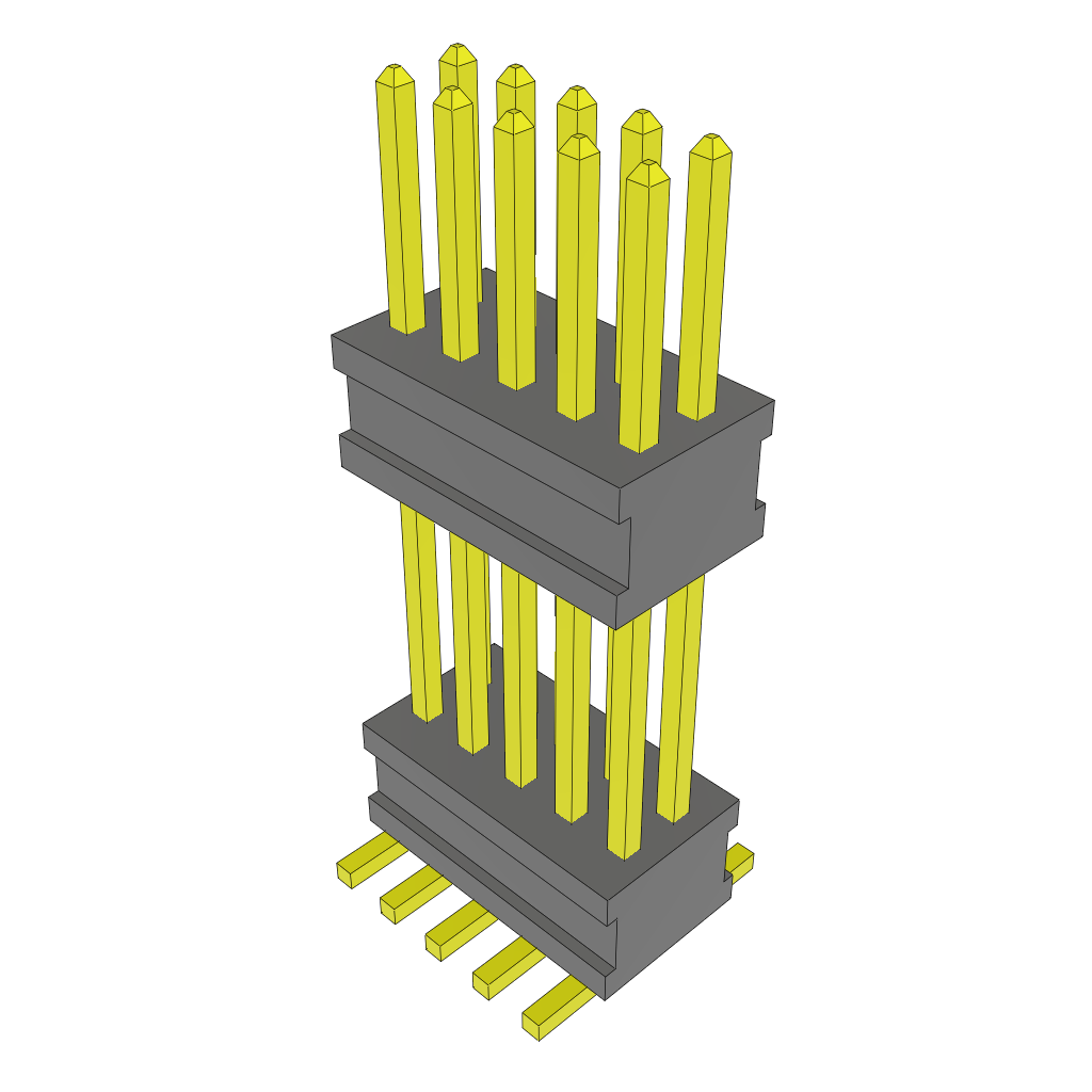 All Parts Connectors Backplane Connectors Hard Metric Connectors FW-05-05-G-D-440-170 by Samtec