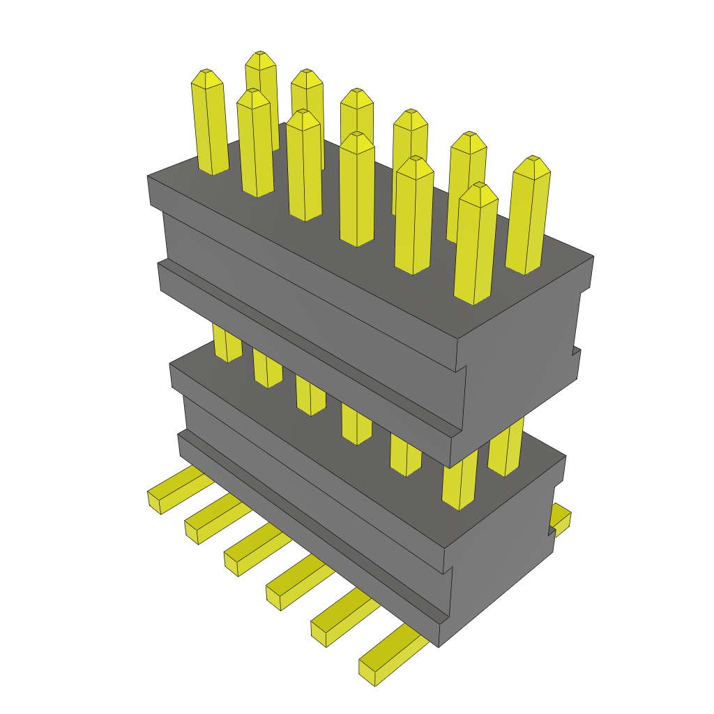 All Parts Connectors Backplane Connectors Hard Metric Connectors FW-06-03-G-D-284-075-A by Samtec