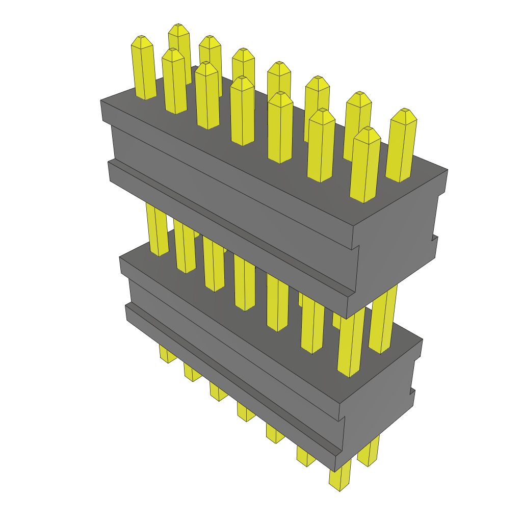 All Parts Connectors Backplane Connectors Hard Metric Connectors FW-07-02-G-D-303-065 by Samtec