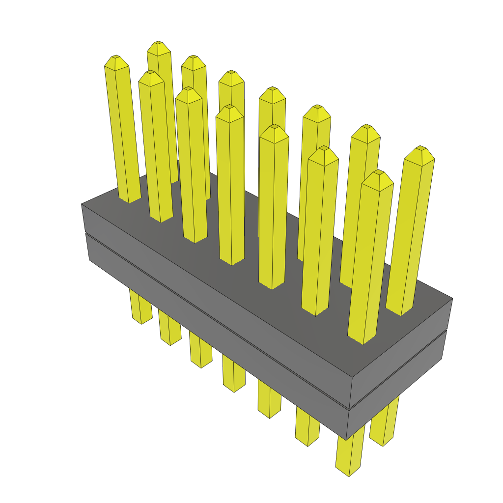 All Parts Connectors Backplane Connectors Hard Metric Connectors FW-07-04-G-D-070-150 by Samtec