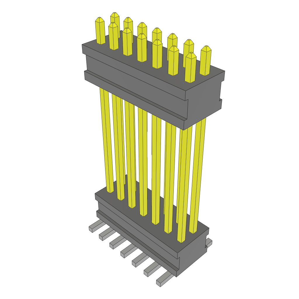 All Parts Connectors Backplane Connectors Hard Metric Connectors FW-07-05-F-D-610-065 by Samtec