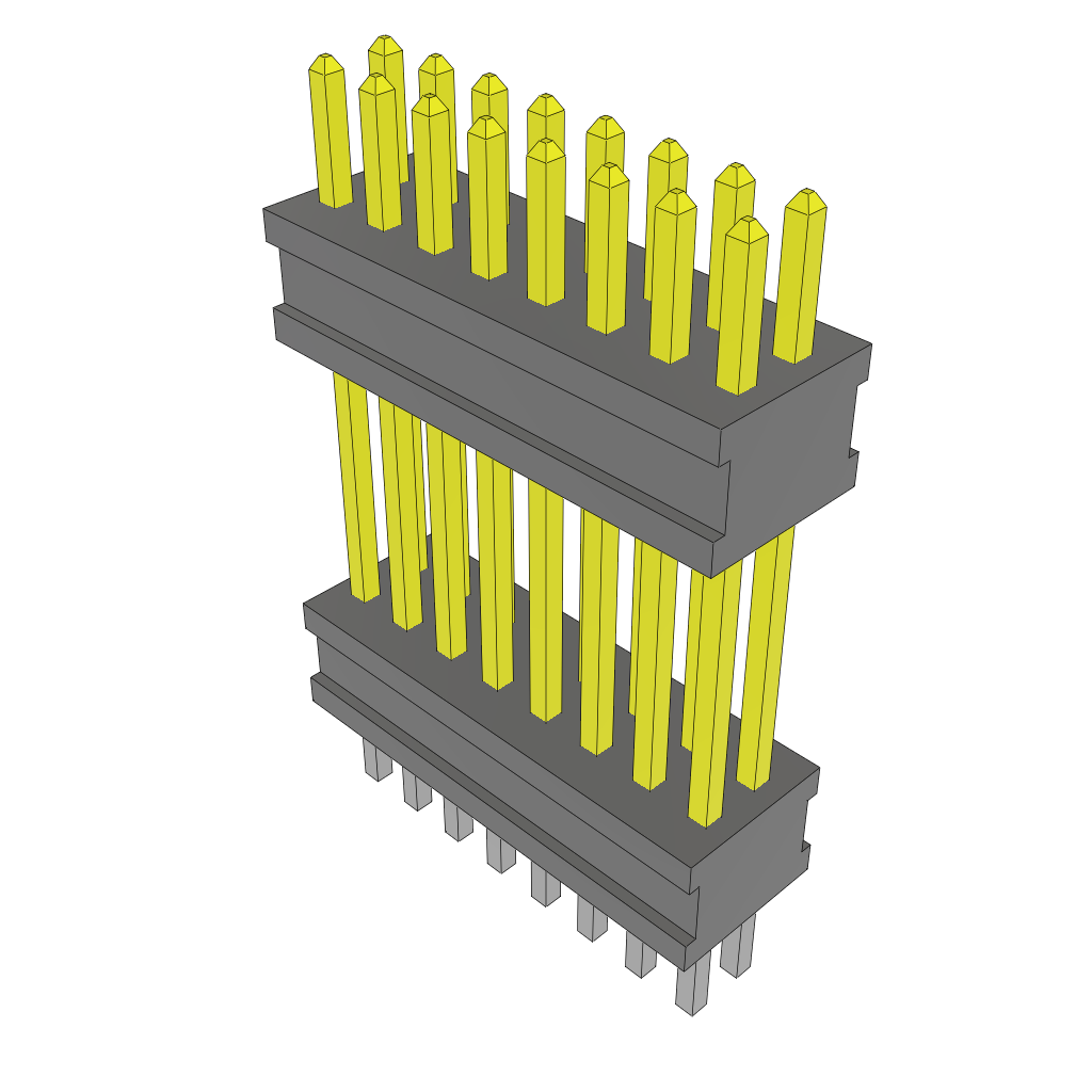 All Parts Connectors Backplane Connectors Hard Metric Connectors FW-08-04-F-D-430-100 by Samtec
