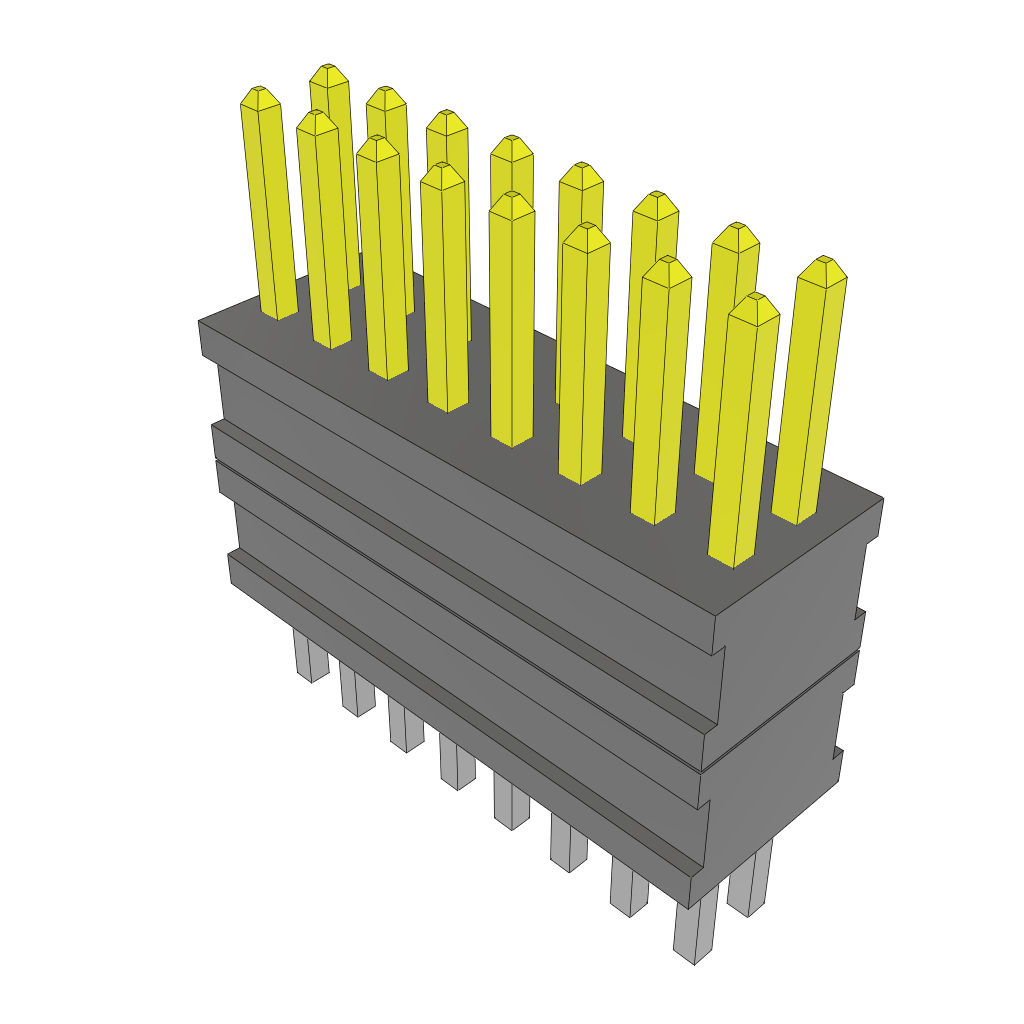 All Parts Connectors Backplane Connectors Hard Metric Connectors FW-08-04-L-D-200-140 by Samtec