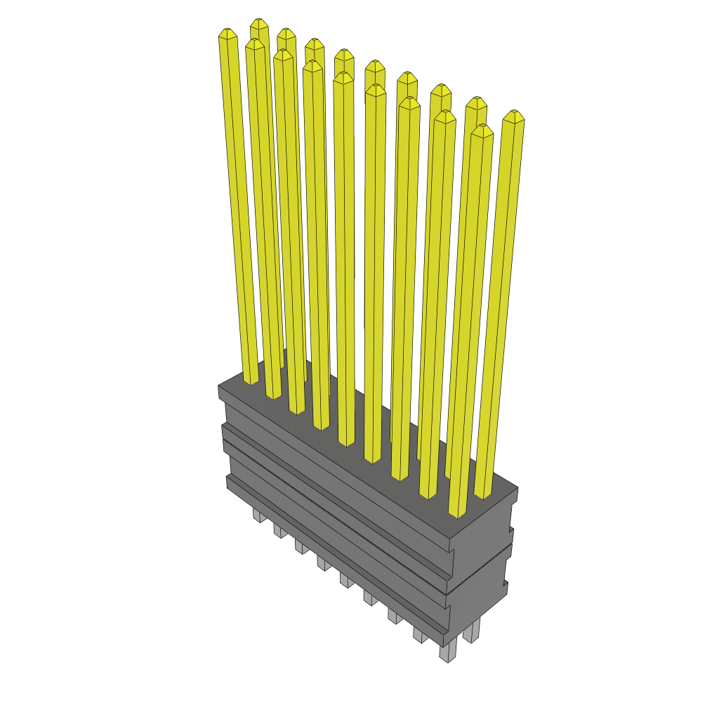 All Parts Connectors Backplane Connectors Hard Metric Connectors FW-09-02-F-D-200-525 by Samtec