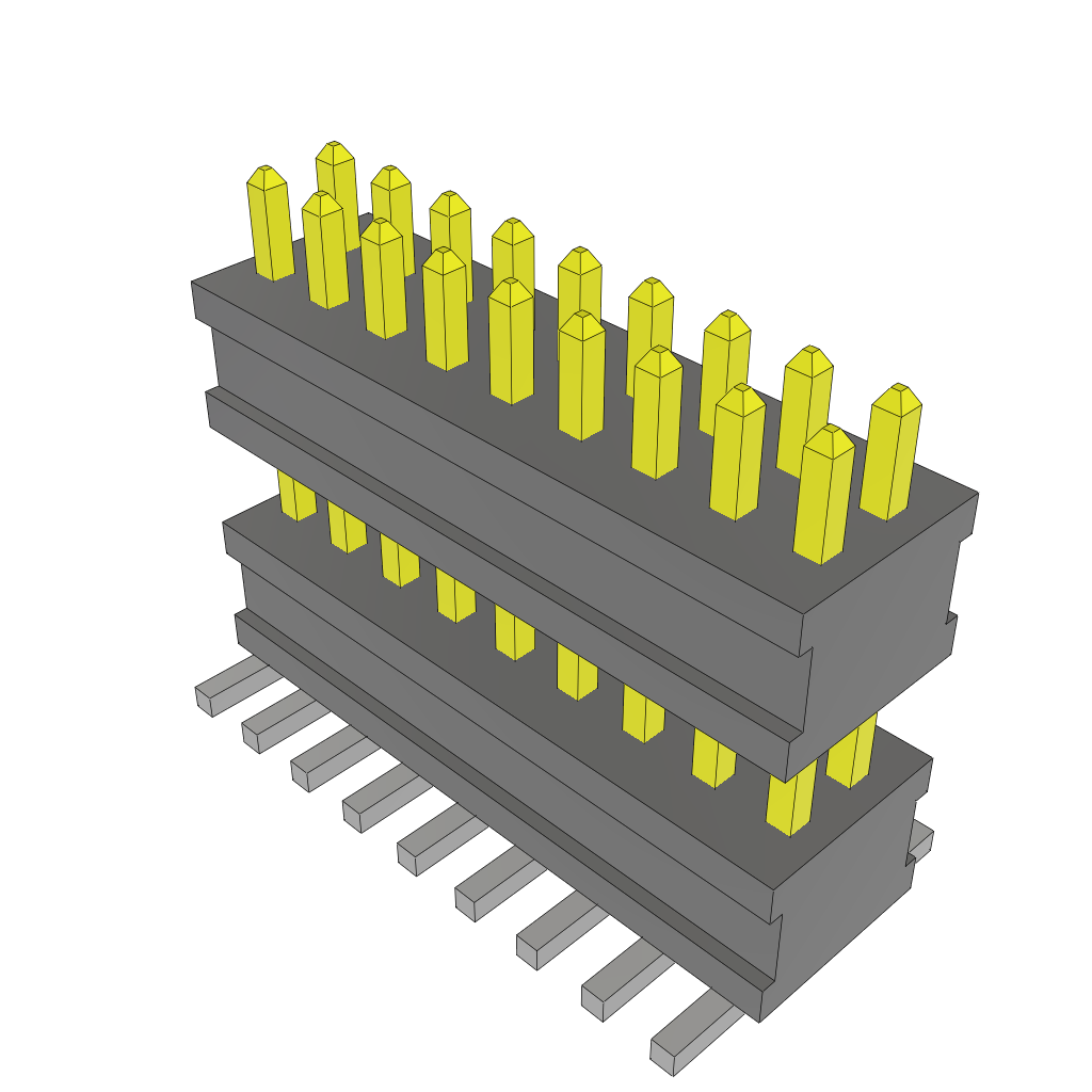 All Parts Connectors Backplane Connectors Hard Metric Connectors FW-09-03-F-D-285-065 by Samtec