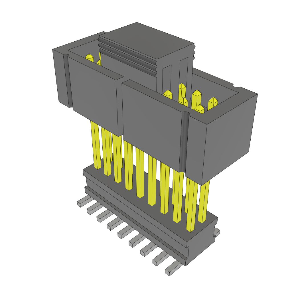 All Parts Connectors Backplane Connectors Hard Metric Connectors FW-09-05-L-D-450-065-ES-A-P-TR by Samtec