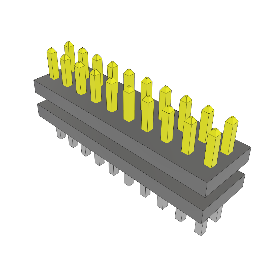 All Parts Connectors Backplane Connectors Hard Metric Connectors FW-10-02-L-D-100-075 by Samtec