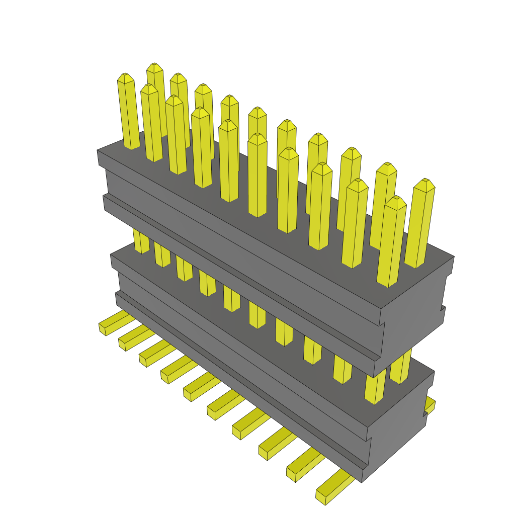 All Parts Connectors Backplane Connectors Hard Metric Connectors FW-10-03-G-D-293-107 by Samtec