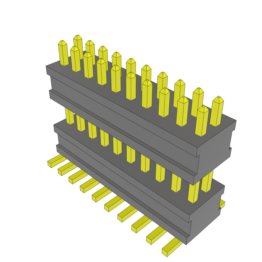 All Parts Connectors Backplane Connectors Hard Metric Connectors FW-10-03-G-D-303-065 by Samtec