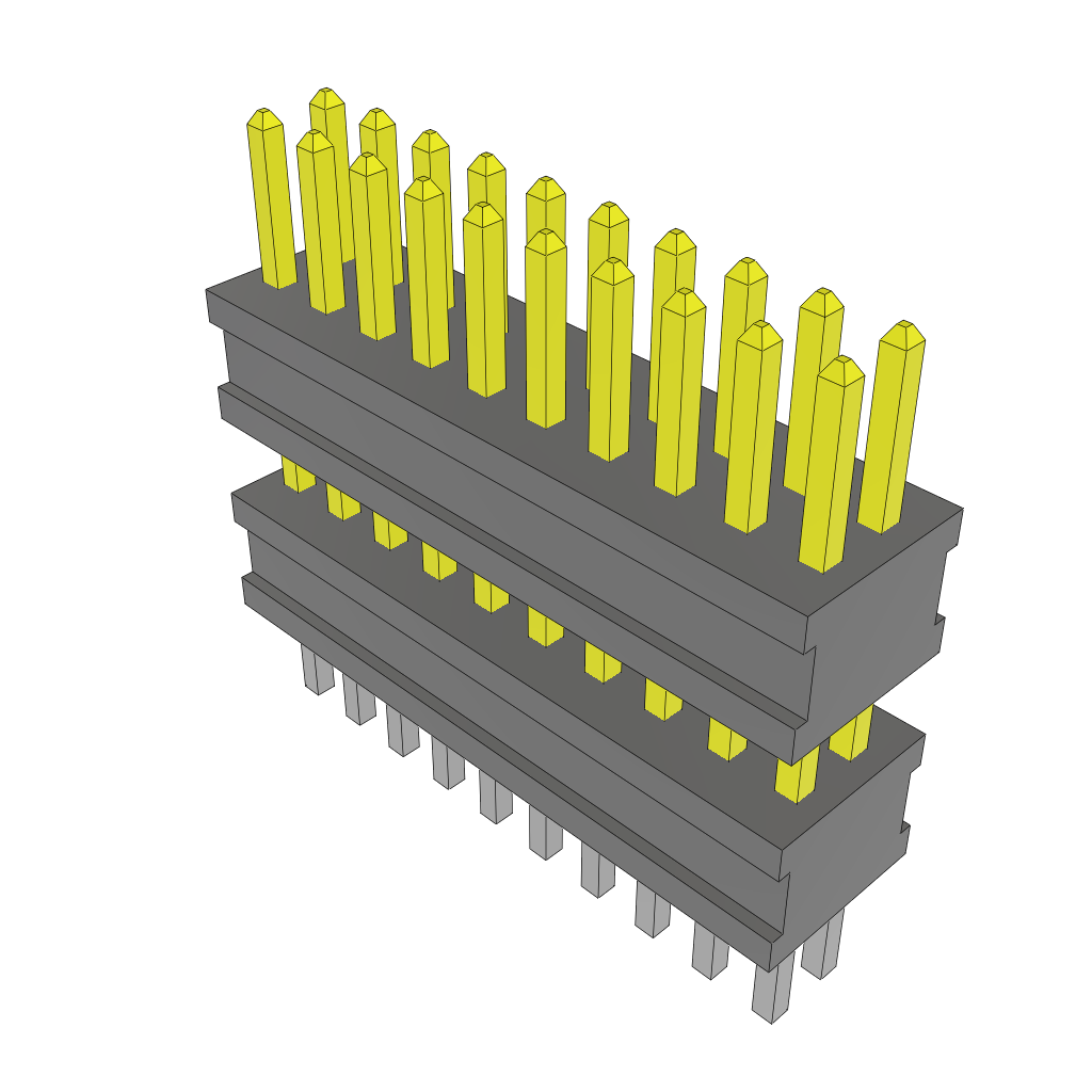 All Parts Connectors Backplane Connectors Hard Metric Connectors FW-10-04-F-D-260-118 by Samtec