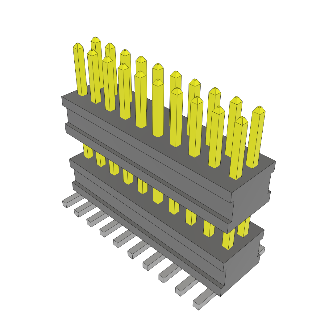 All Parts Connectors Backplane Connectors Hard Metric Connectors FW-10-05-F-D-293-125 by Samtec