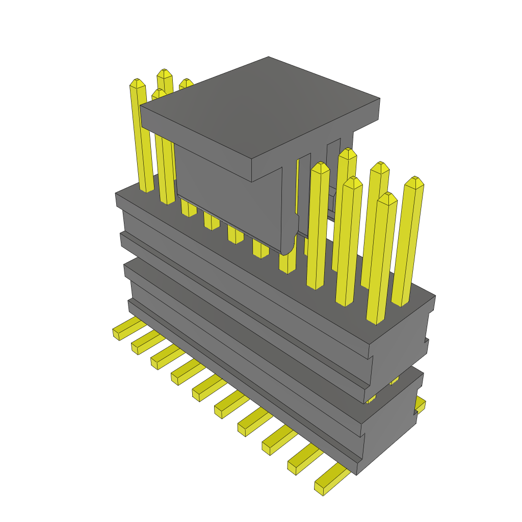 All Parts Connectors Smart Card Connectors FW-10-05-G-D-250-180-A-P-TR by Samtec