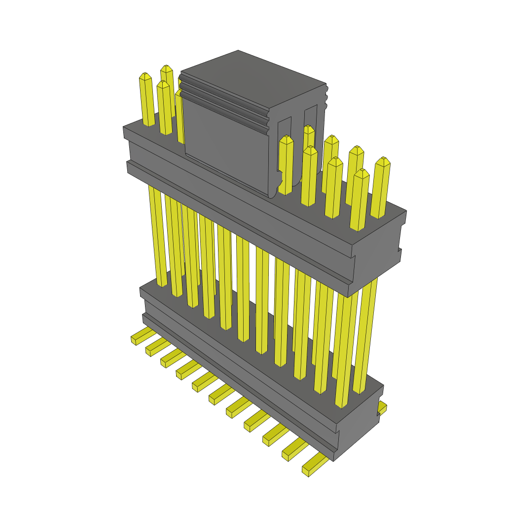 All Parts Connectors Backplane Connectors Hard Metric Connectors FW-11-05-G-D-495-100-A-P by Samtec