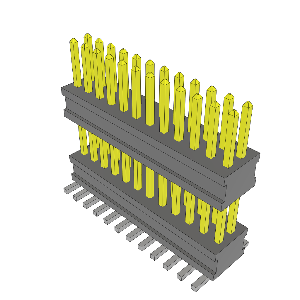All Parts Connectors Backplane Connectors Hard Metric Connectors FW-12-05-L-D-360-145 by Samtec