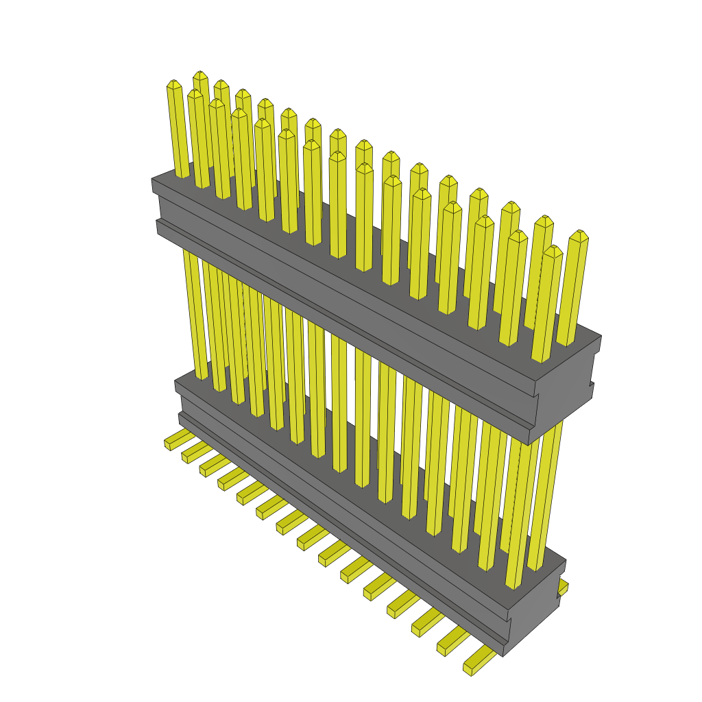 All Parts Connectors Backplane Connectors Hard Metric Connectors FW-15-05-G-D-510-155 by Samtec